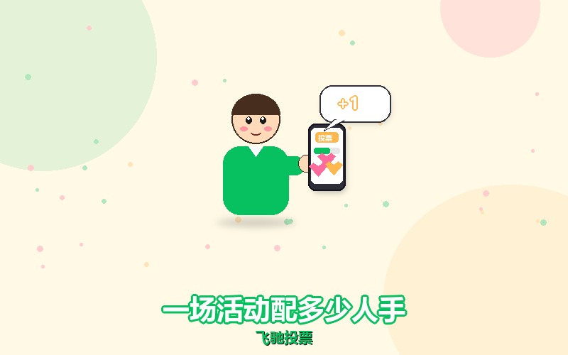 人工微信投票，一场活动该配多少人手